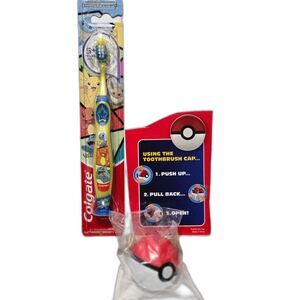 Colgate Pokémon Manual Toothbrush w/ PokeBall Cap